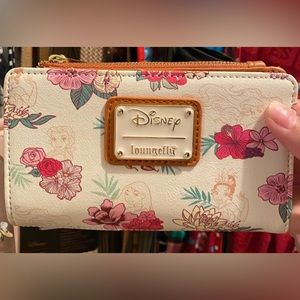 NWT Loungefly Floral Princess Wallet